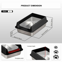 Stainless Steel Cat Litter Box