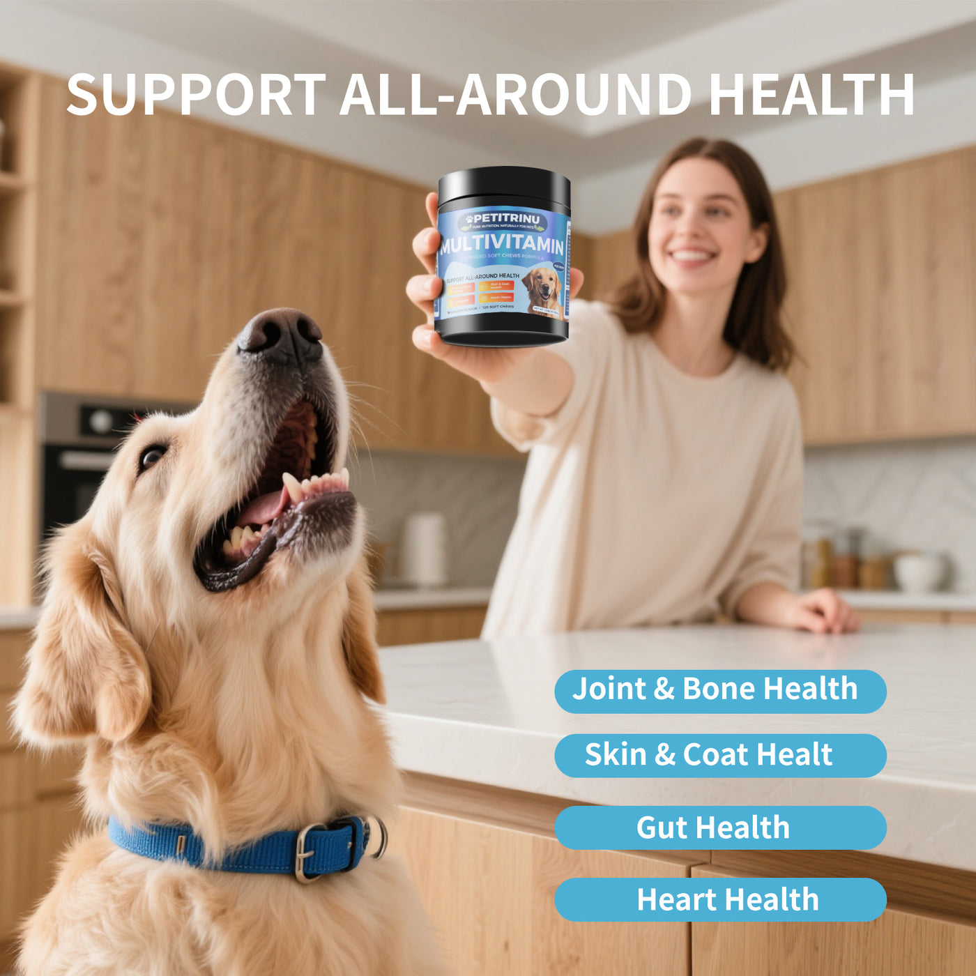 Multivitamin (Chicken Flavor|120 Soft Chews)