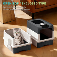 Extra Large Fully Enclosed Cat Litter Box with Drawer
