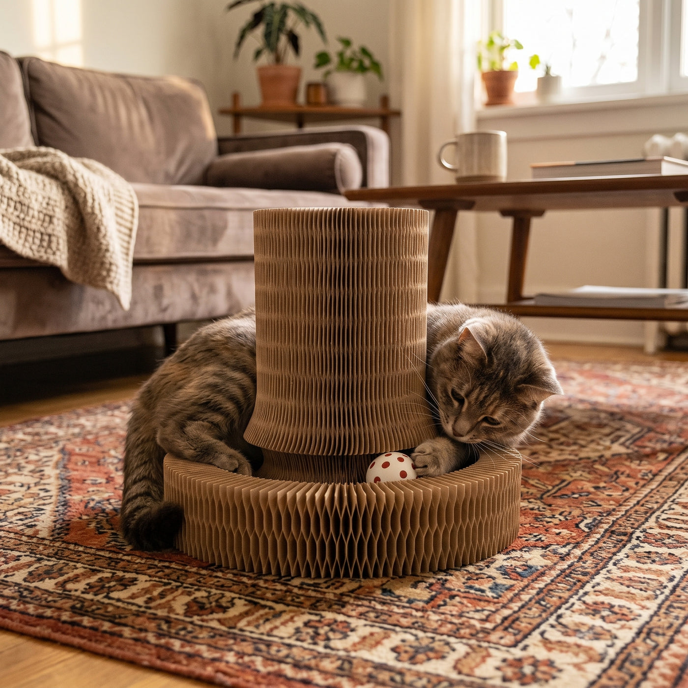 Multi-shape Accordion Cat Scratcher